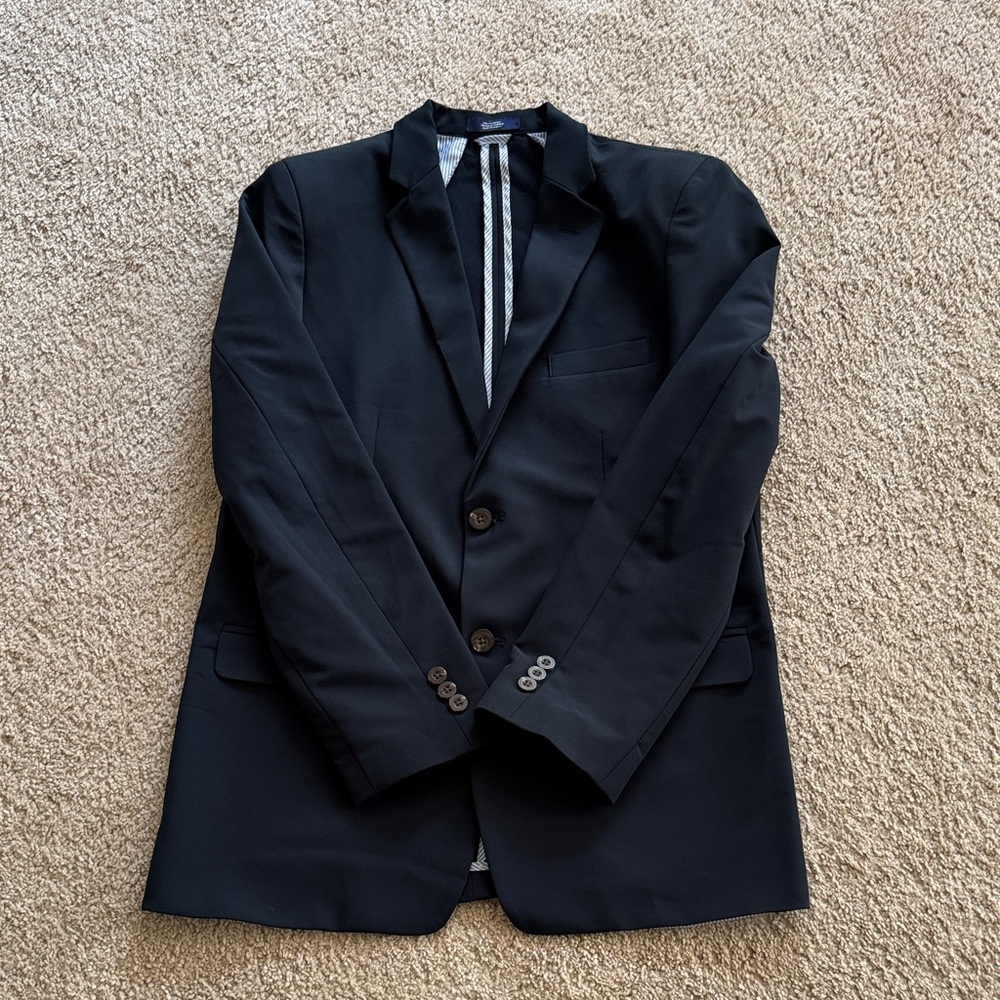 Boys Izod Bi-Stretch Navy Blazer